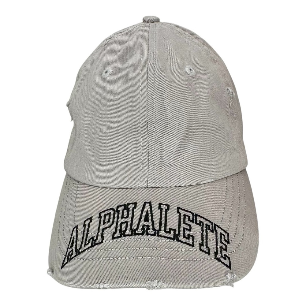 Alphalete Grey Collegiate Vintage Distressed Cap